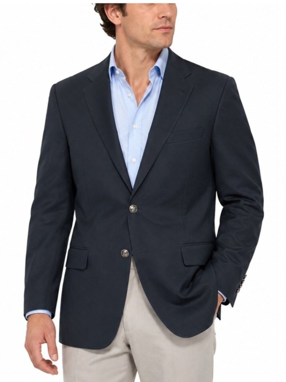 Givenchy Monsieur Jacket Mens 42L Navy Wool Blazer Gentleman Career Event Dinner